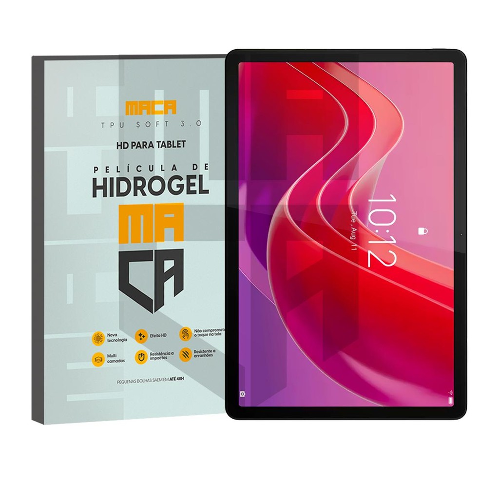 Película Hidrogel para Tablet Lenovo K11 Fosca ou Transparente