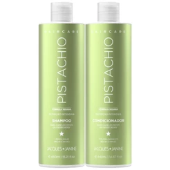 Kit Jacques Janine Hair Care Pistachio Pistache Shampoo 450ml Condicionador 440ml