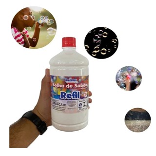 Refil Liquido Para Fazer Bolhas De Sabão 1 Litro em Oferta na Shopee