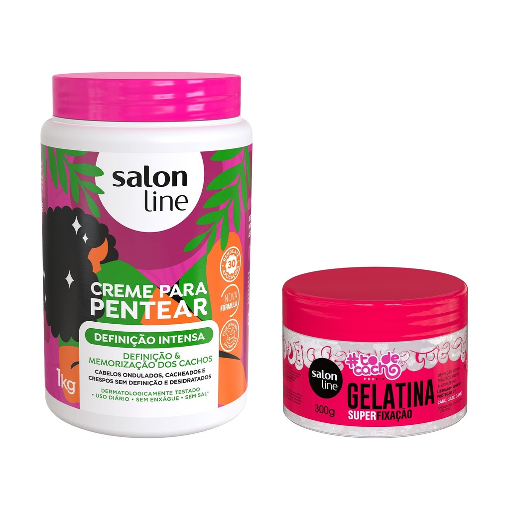 Kit Definição Intensa e Extra Brilho Salon Line