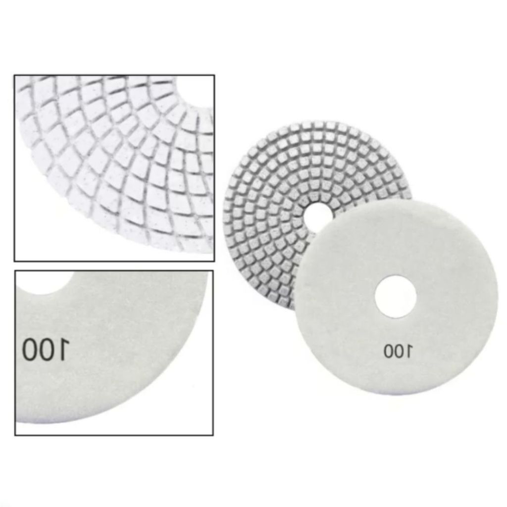 DISCO DIAMANTADO LIXAR POLIR MARMORE GRANITO G100