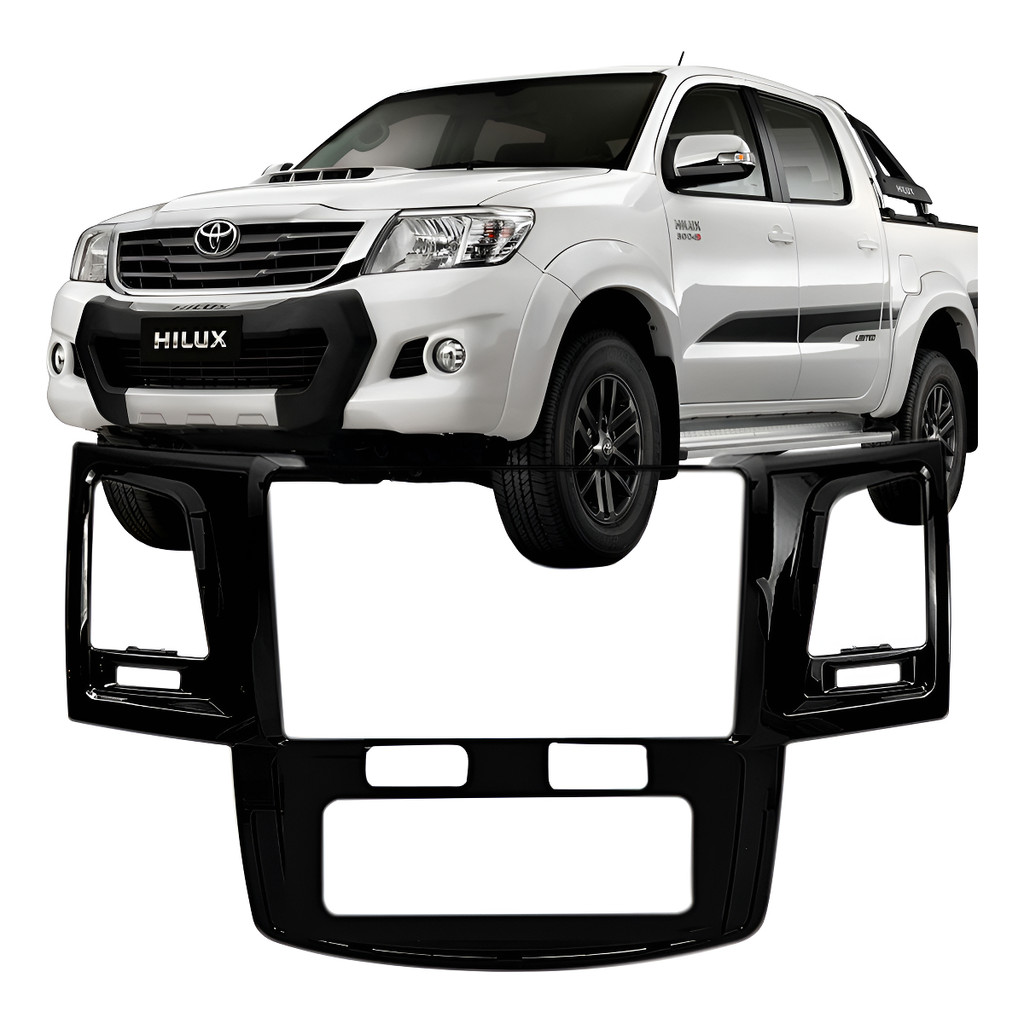 Moldura Multimidia 9 Polegadas Toyota Hilux 2012 A 2015 em Oferta na Shopee