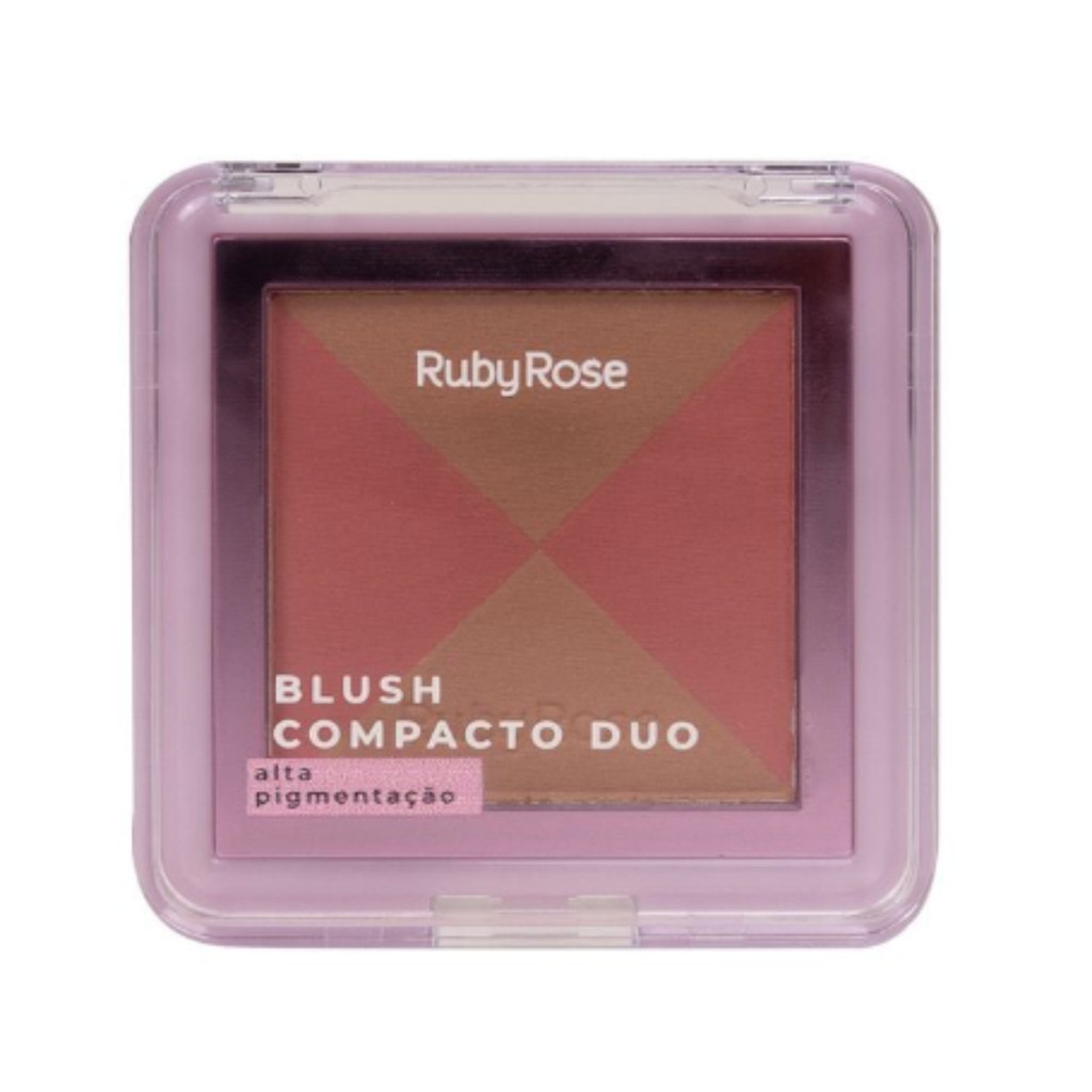BLUSH COMPACTO DUO DB01 HBF5851 RUBY ROSE