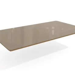 Tampo de Vidro/MDF para Mesa de Jantar até 6 Lugares 160x90cm Marrom/Freijo/Bronze Freijó/Bronze