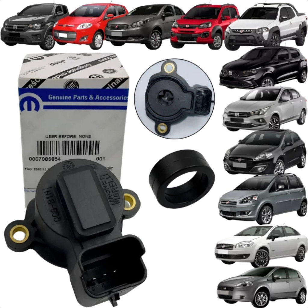 Sensor Posição Câmbio Dualogic Compatível Palio Argo Cronos Mobi Original Fiat 7086854