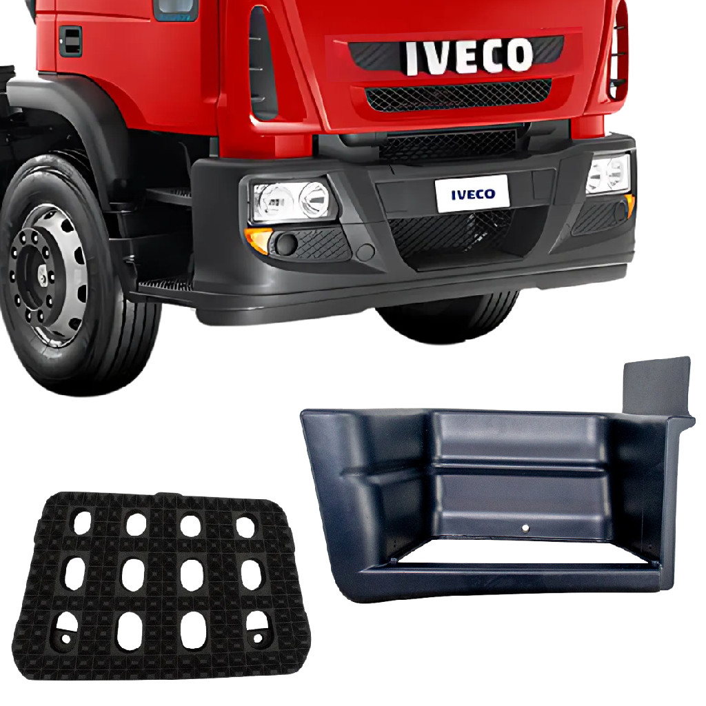 Estribo + Tapete Pisante Tector Cursor Eurocargo Direito