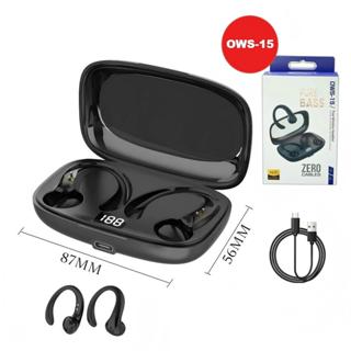 OWS-15 Fone De Ouvido Sem Fio Bluetooth 5.3 Com Microfones Alta Fidelidade Som Estéreo Toque Inteligente Esportes em Oferta na Shopee