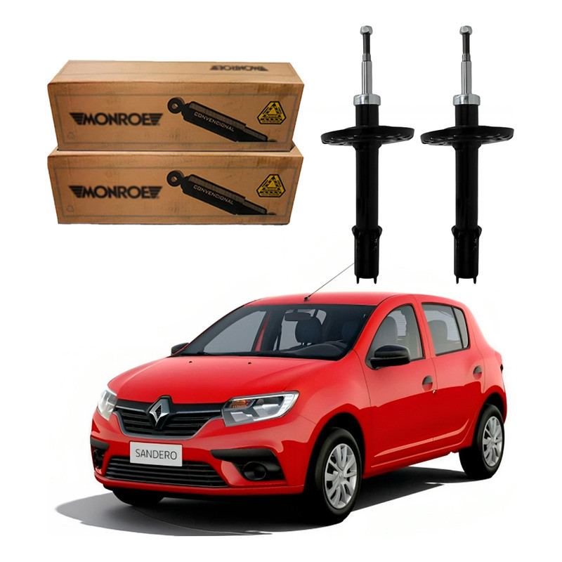 Par Amortecedor Dianteiro Monroe Sandero 1.6 2015 A 2017