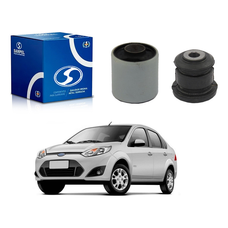 Par Bucha Bandeja Dianteira Fiesta Sedan 1.0 1.6 2011 A 2014 em Oferta na Shopee