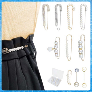 10 pinos de broche de pérola, alfinetes de segurança para roupas,calças,saia,cardigã e colarinho,para mulheres e meninas em Oferta na Shopee