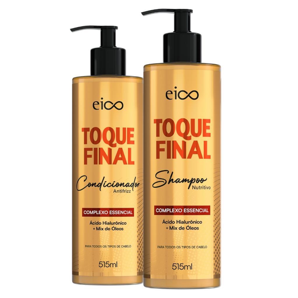 Kit Eico Toque Final Shampoo Condicionador Antifrizz Mix de Óleos 515ml em Oferta na Shopee