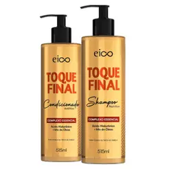 Kit Eico Toque Final Shampoo Condicionador Antifrizz Mix de Óleos 515ml