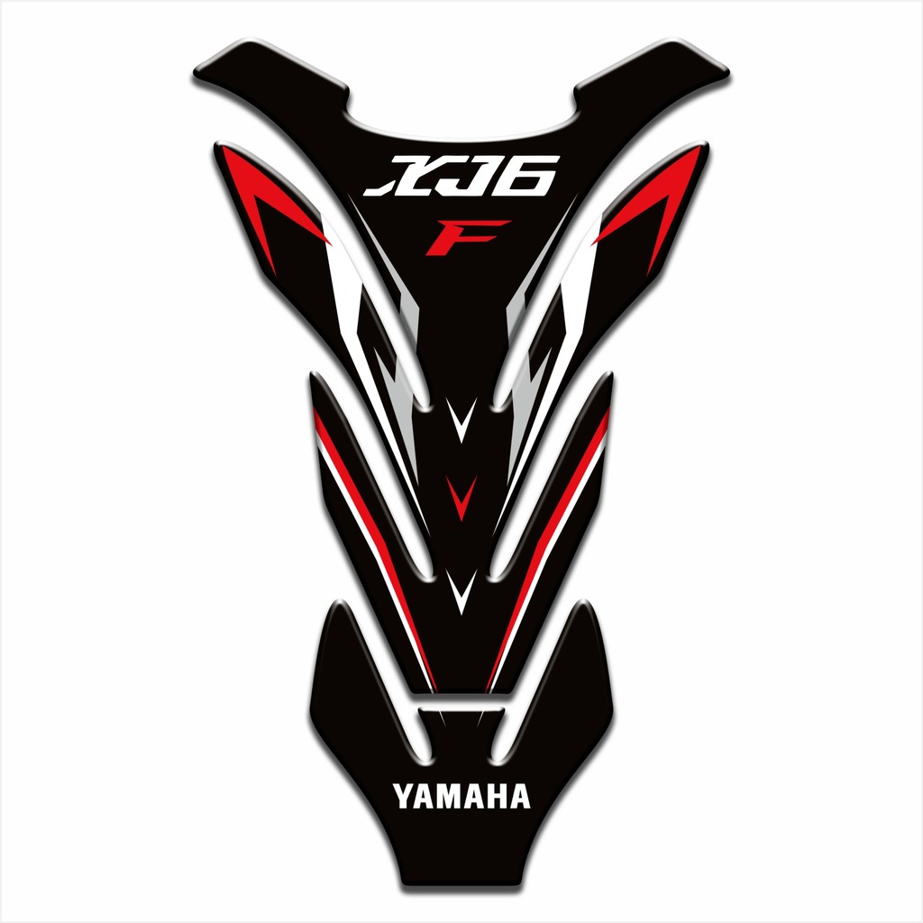 Adesivo Protetor Tanque Tankpad 3d Resinado para Moto Yamaha Xj6 F  Xj6F MS204