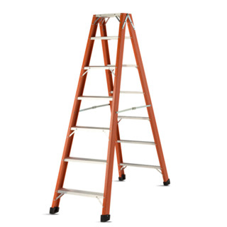 Escada de Alumínio e Fibra de Vidro 9 Degraus Tesoura Dupla 2,48m TAF-09 Sintese em Oferta na Shopee