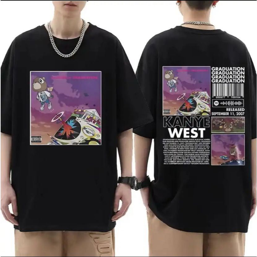Camiseta T - Shirt Kanye West Bear Fly 100% Algodão