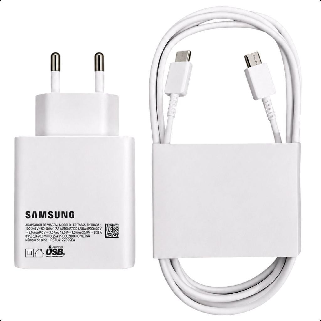 Carregador Samsung 65w E Cabo Usb-c 1.8m Galaxy Book Pro 360