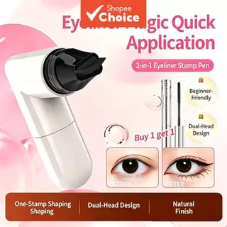 Caneta Carimbo Delineador 1-Segundo HOSCORN – Pincel Perfeito para Olhos de Gato, à Prova d’Água, Id