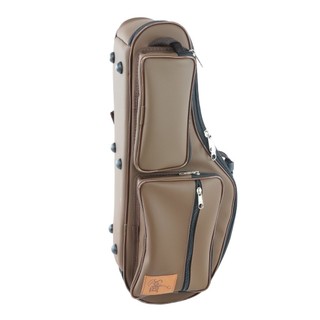 Semi Case Bag Sax Alto Saxofone Alto Couro Ecológico Premium Pelúcia