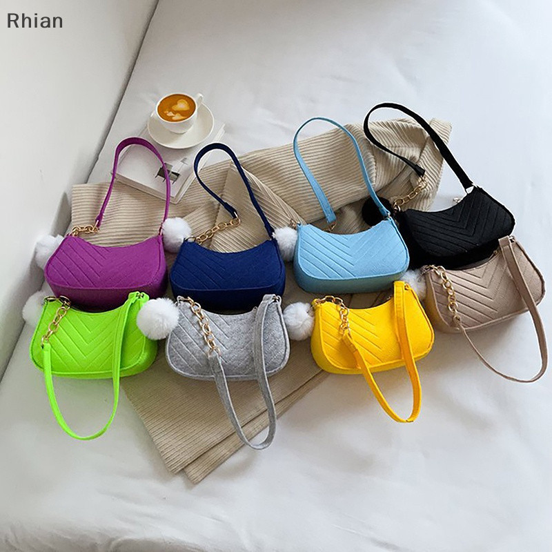 Bolsa de Mão Feminina de Moda, Cor Sólida, Mini Bolsa Casual de Ombro com Corrente, Bolsa de Couro Mais Vendida, Pagamen