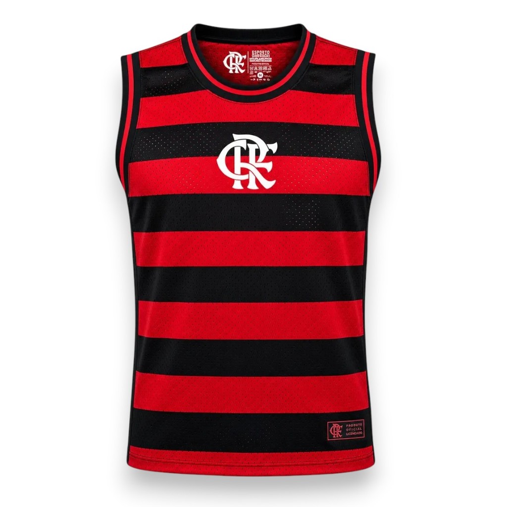 Camisa Regata Flamengo Masculina Dry Oficial Crf Licenciado