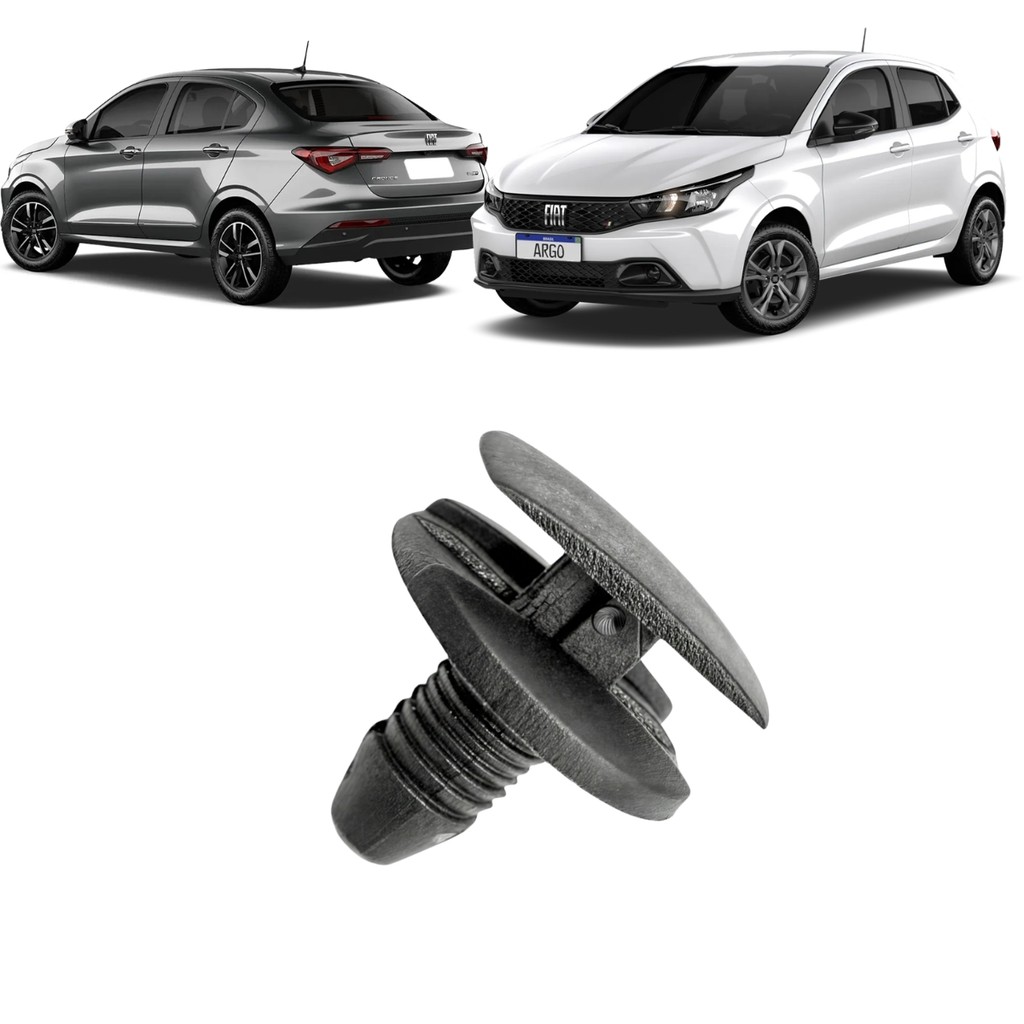 Presilha Grampo de Fixação Automotiva 8,2 mm – Para-choque Para-barro e Revestimentos