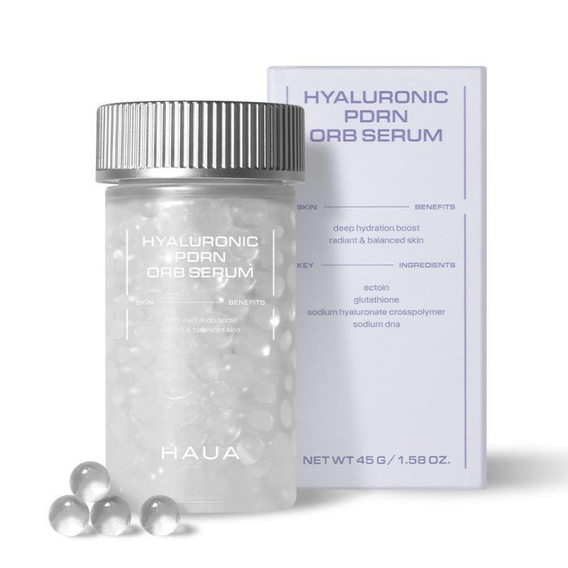 HAUA Ácido Hialurônico PDRN30.000ppm Orb Essence, DNAPDRN de Salmão, Cuidado Coreano, Antienvelhecimento, Reparação, Com