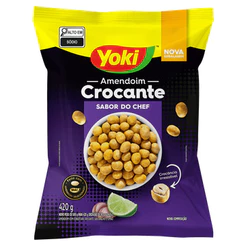 Yoki Amendoim Crocante Sabor do Chef Pacote 420g