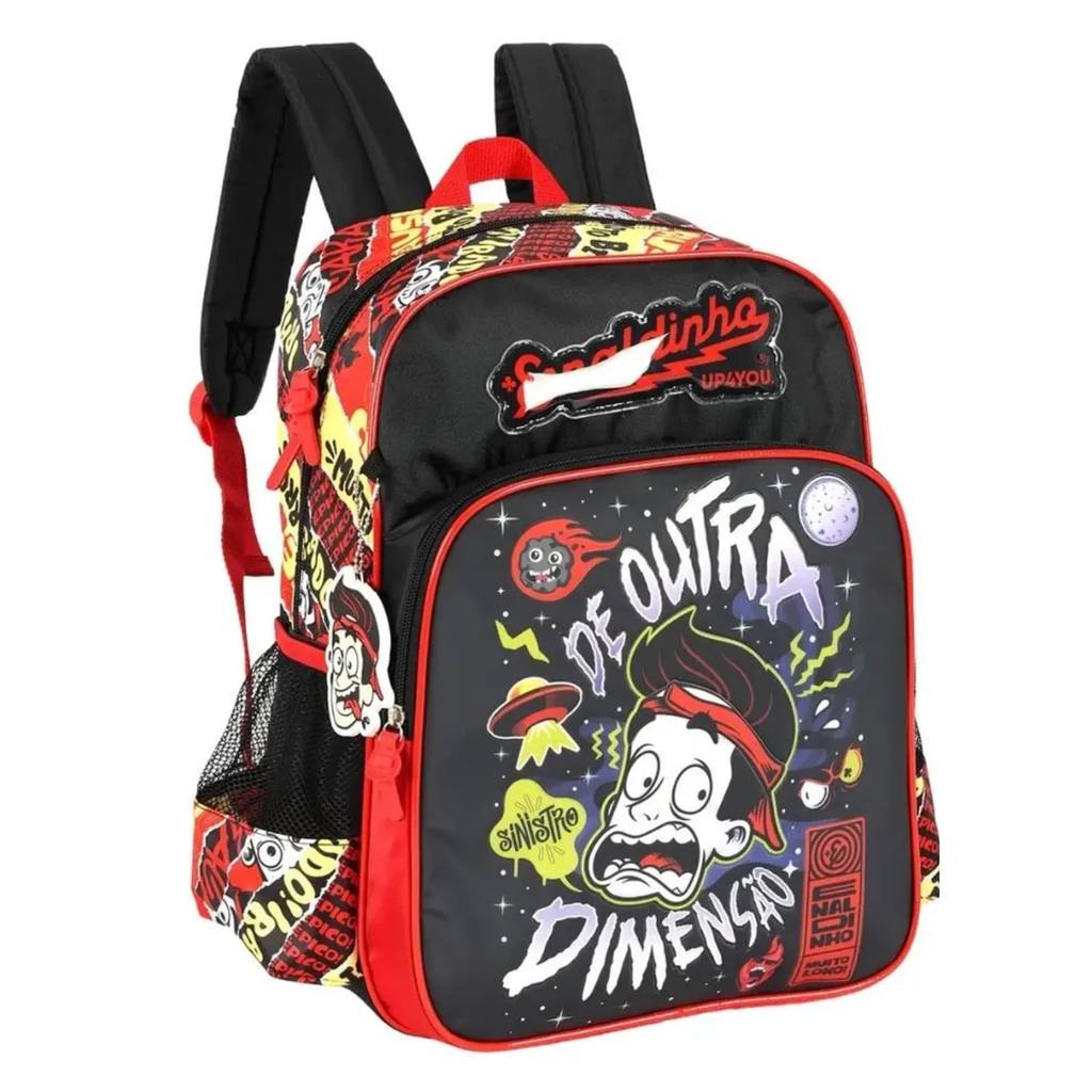 Mochila Escolar De Outra Dimensão Enaldinho Luxcel Original Licenciada