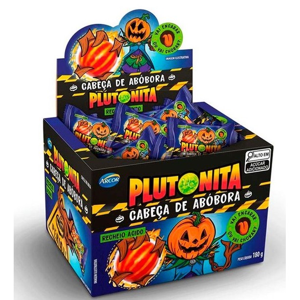 Kit Com 6 Chicletes Plutonita Sabores De 180g — imagem 2 de 2