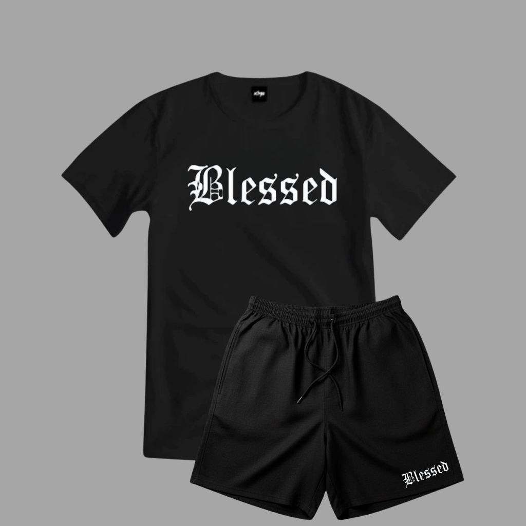 Conjunto Masculino Camiseta Básica Algodão Bermuda Tactel Ideal Para Passeios Trabalho E Academia Diária