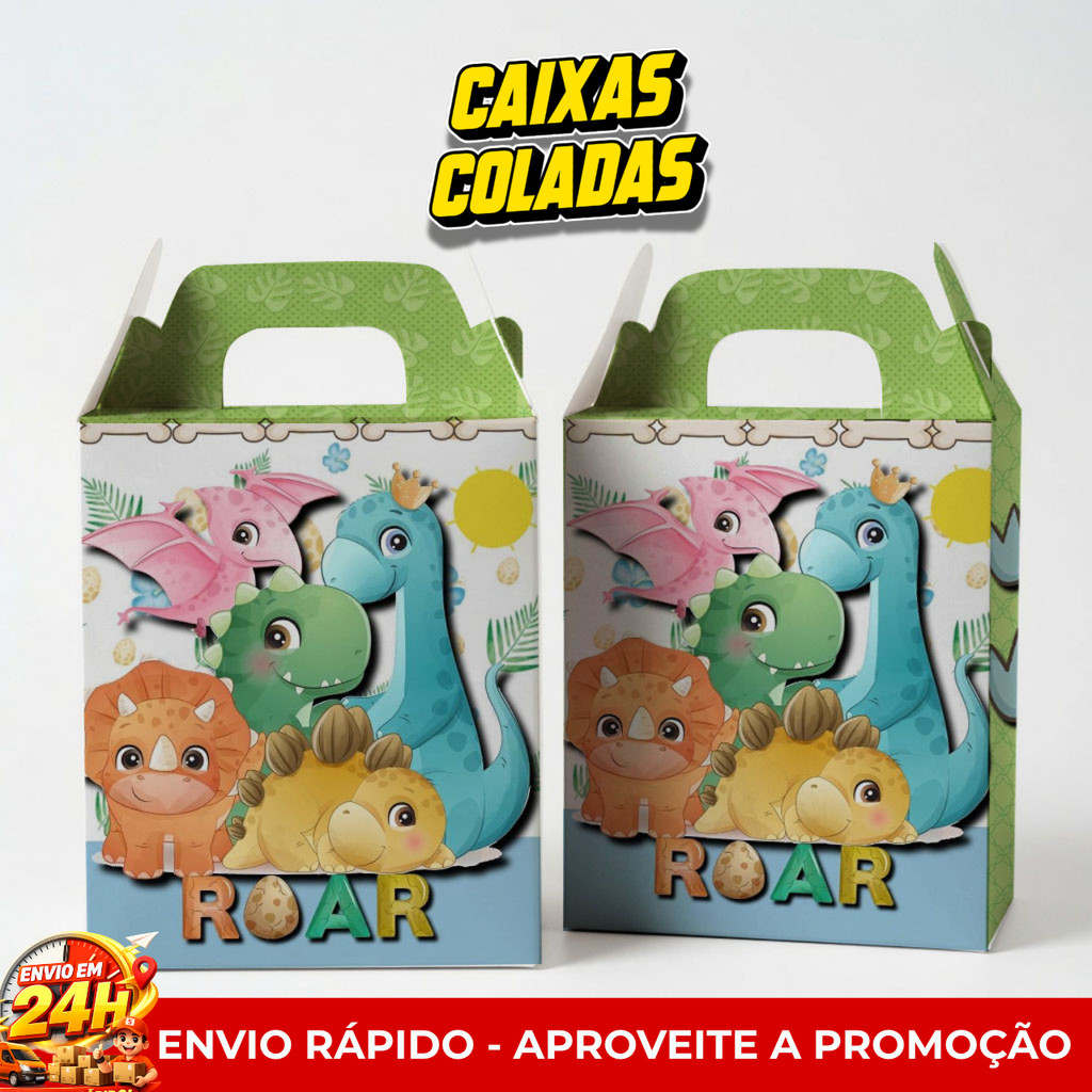 Kit Festa Dinossauro Baby Personalizados Lembrancinhas maletinha Festa Aniversario Decoracao Infantil