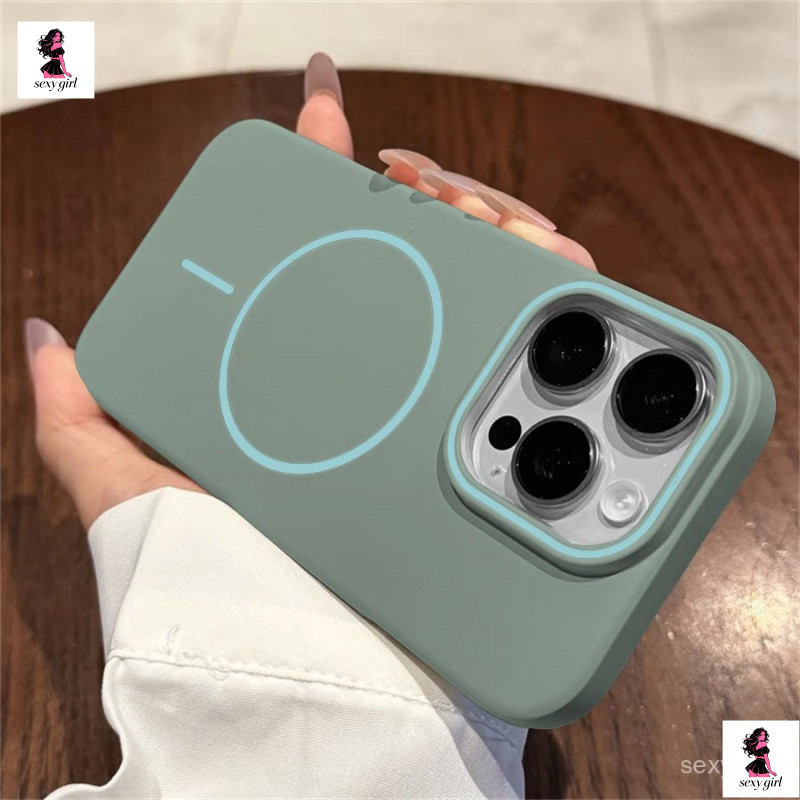 Capa Protetora Magnética Fosca para Carregador Sem Fio para Samsung Galaxy A15 A25 A55 A14 A24 A34 A54 A05 A05S A13 A33 