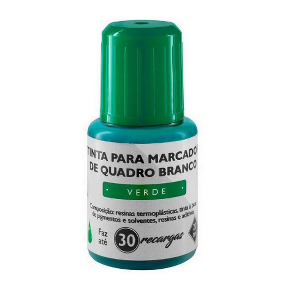 TINTA PARA MARCADOR QUADRO BRANCO - 20ML - VERDE - TR6004