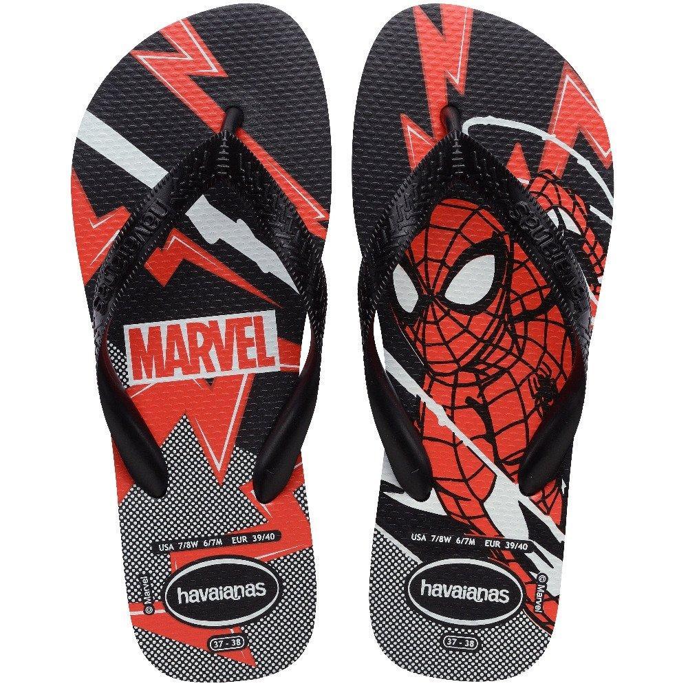 Havaianas Top Marvel Logomania Preto