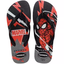 Havaianas Top Marvel Logomania Preto