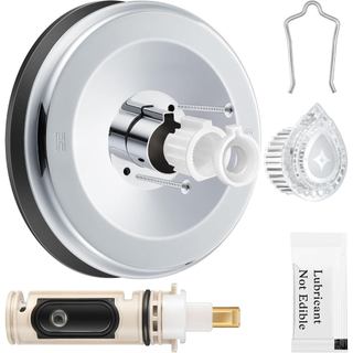 Kit de Acabamento para Banheira e Chuveiro Enhon com Substituição de Cartucho, Compatível com Válvula Monocomando para B