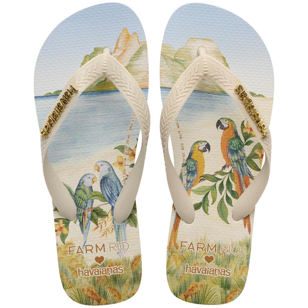 Chinelo Havaianas Farm Rio Antigo