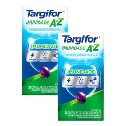 Kit 2 Suplemento Alimentar Targifor Imunidade A-Z com 30 Cápsulas Gelatinosas Moles