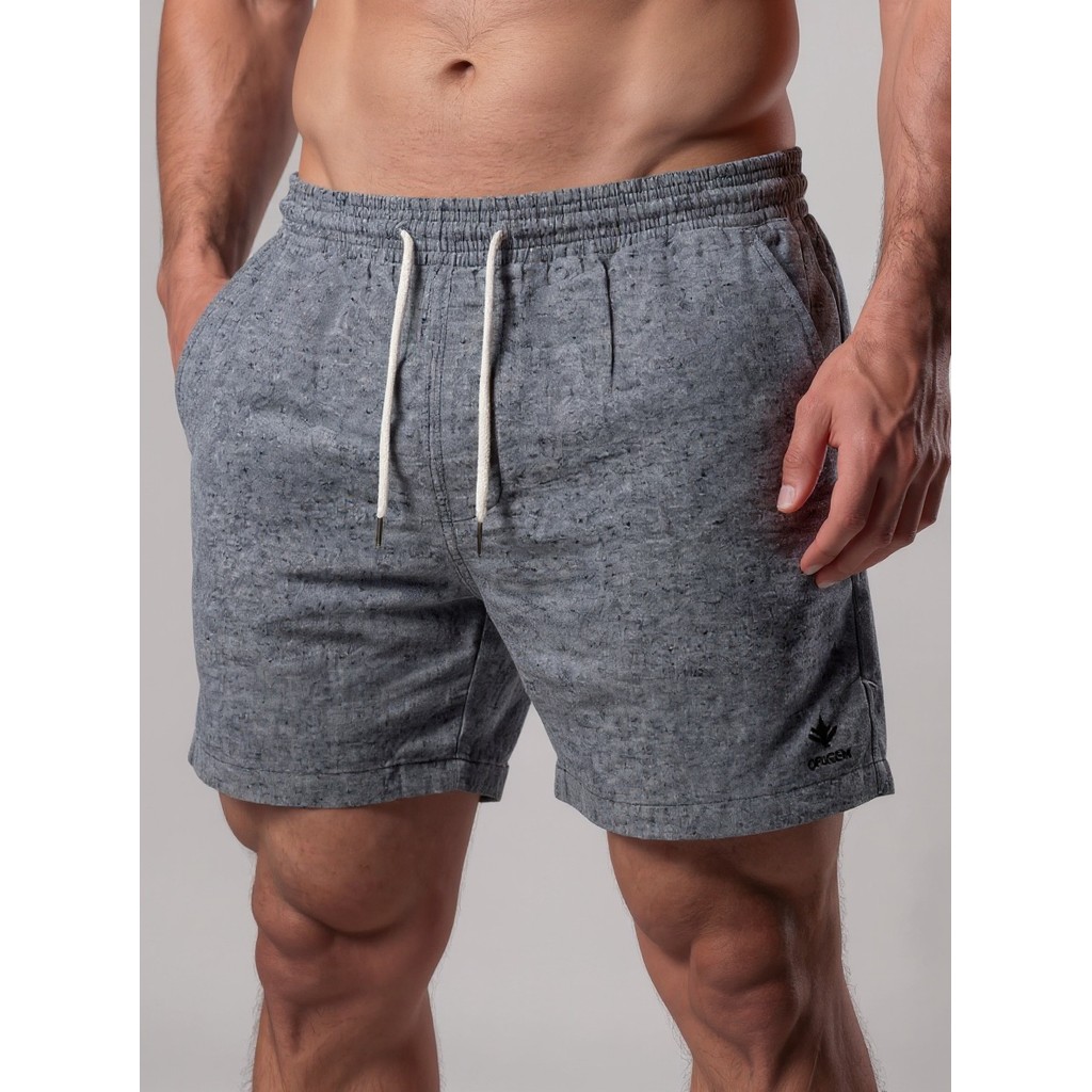 Kit 2 Bermudas Masculinas Linho Elastano Praiana Confortável Verão — Bellure