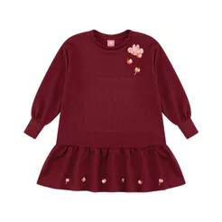 Vestido Curto Manga Longa Infantil Menina Lilica Ripilica