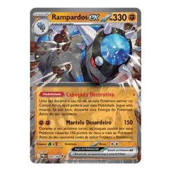 Carta Pokémon Rampardos Ex 045/084 Rara Dupla Copag