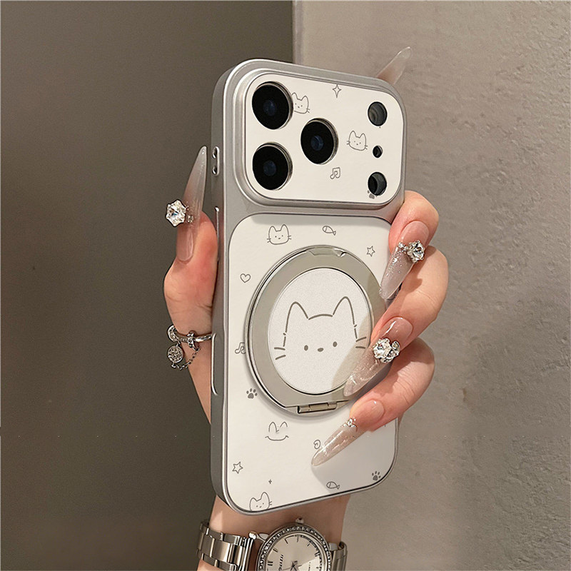 Capa de Telefone com Desenho de Gatinho para Samsung Galaxy A27 A37 A36 M36 F36 A35 A34 A33 A32 M32 A31 A26 A25 A24 A23 