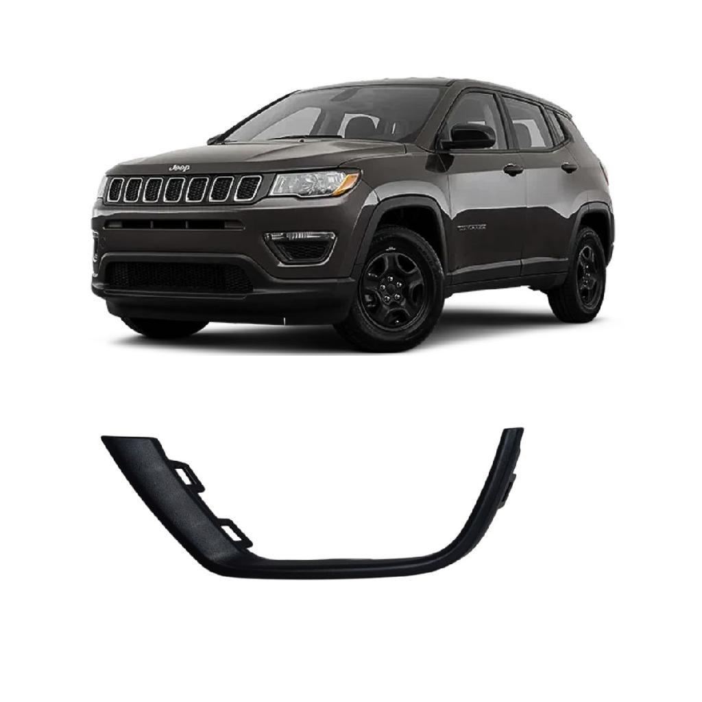 Friso Moldura Grade Milha Esquerdo Jeep Compass 2017 19 2021