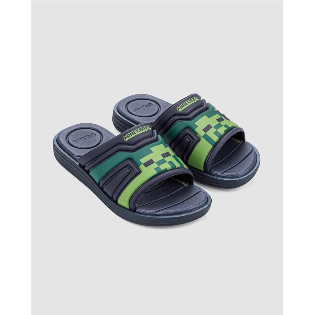 Chinelo Slide Infantil Grendene Kids Minecraft Soft
