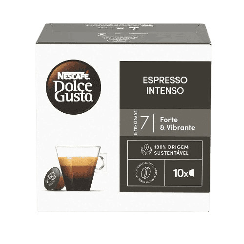 Nescafé Café em Cápsula Torrado e Moído Intenso Dolce Gusto Caixa 10 Unidade 80g