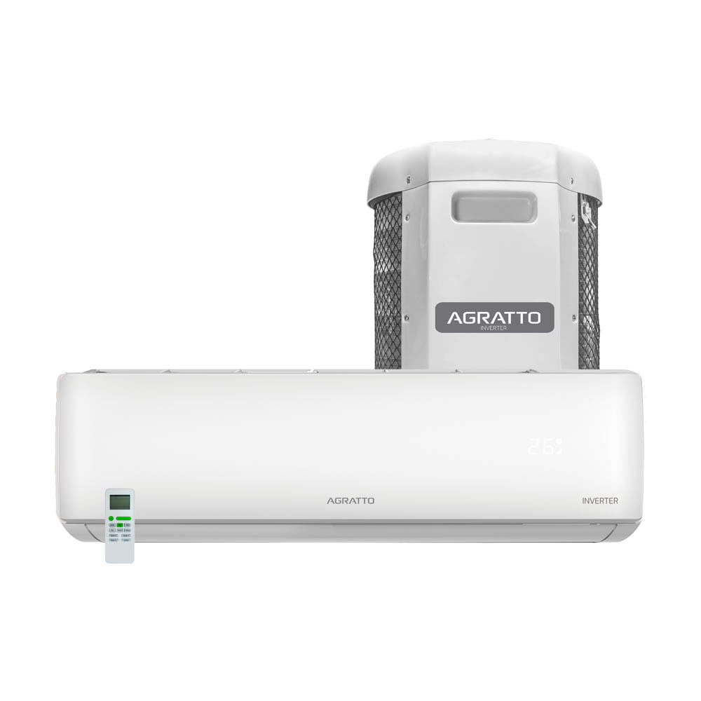 Ar Condicionado Split Inverter Agratto Zen Top 9000 BTU/h Quente e Frio ZICST9QF - 220 Volts