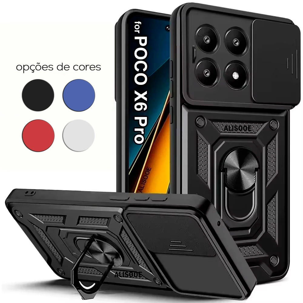 Capa Protetora Xiaomi Poco X6 Pro 5G à Prova de Choque - Tela 6.67 polegadas