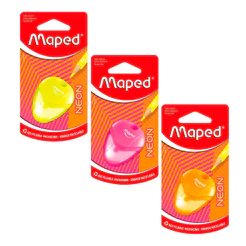 Apontador com coletor I-Gloo Neon 1 furo 032110 Maped