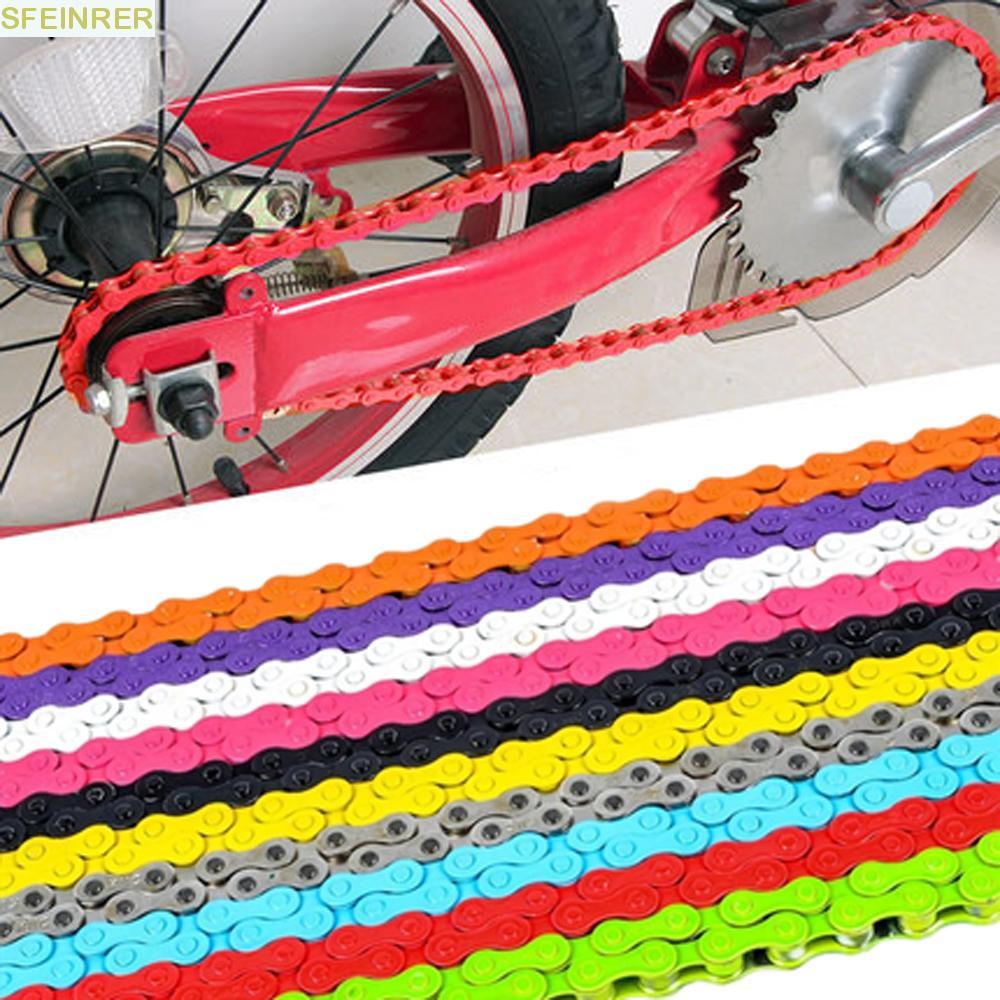 Correntes De Bicicleta SFEINRER Acessórios De Ciclismo Multicoloridos Coloridos De Velocidade Única Para Equipamento Fix