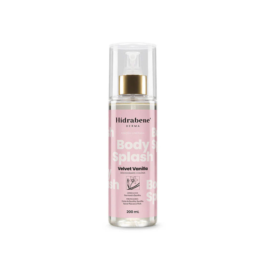 Hidrabene Body Splash Velvet Vanilla 200ml